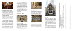 Die St. Jakobikirche zu Freiberg A U S S T A T T U N G Die