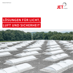 Produktübersichtsflyer - JET