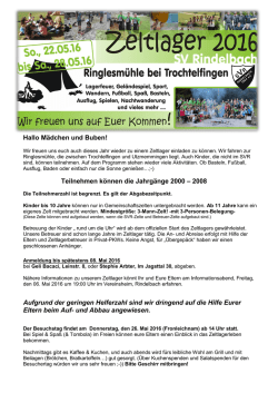 Hallo M&auml;dchen und Buben! Teilnehmen k&ouml;nnen die Jahrg&auml;nge
