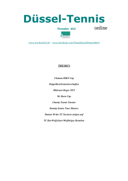 D&uuml;ssel-Tennis - Tennis