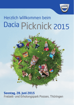 Dacia Picknick Broschuere 2015.indd