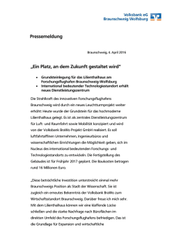 Pressemitteilung der Volksbank BraWo