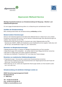 PDF (Deutsch) - Service exklusiv für Mitglieder des