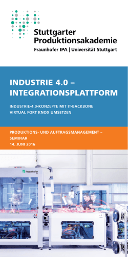 industrie 4.0 – integrationsplattform