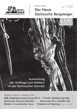 Heft lesen - Sächsischer Bergsteigerbund