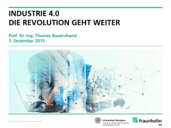 industrie 4.0 die revolution geht weiter - Forum