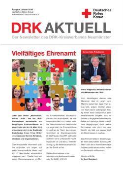 DRK Aktuell 2016.1 A4 - DRK-Kreisverband Neumünster e.V.