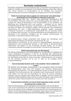 Beurlaubte Landesbeamte (PDF 43 KB)