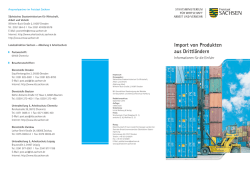 Import von Produkten - Publikationen