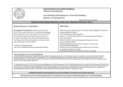 grundst&auml;ndigen Studieng&auml;ngen (Bachelor und Staatsexamen)