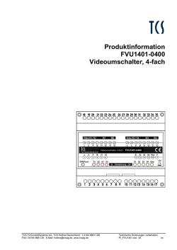 Videoumschalter 4-fach FVU1401-0400