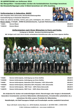 Uniformen - Weyer Stadtlohn