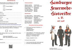 Flyer - Hamburger Feuerwehr Historiker