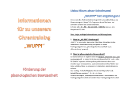 Infobrosch&uuml;re Wuppi - kindergarten-gunzenbach
