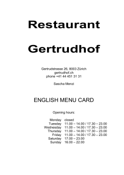 Restaurant Gertrudhof