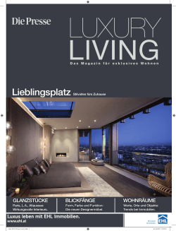 Die Presse / Luxury Living Magazine: Jetzt wirds