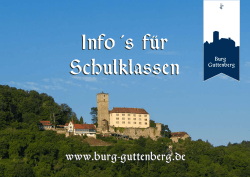 Infos f&uuml;r Schulklassen und