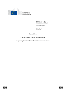 Proposal - European Stability Mechanism