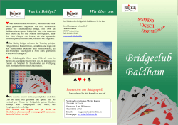 Faltblatt - Bridgeclub Baldham
