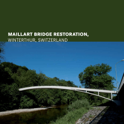 MAILLART BRIDGE RESTORATION, Winterthur, SWitzerland