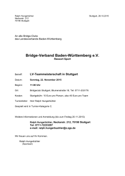 Bridge-Verband Baden-Württemberg eV