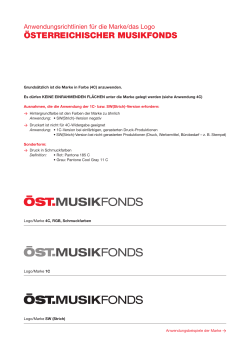 Verwendungshinweise - Österreichischer Musikfonds