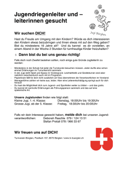 Informationen - TV B&uuml;rglen + Leimbach