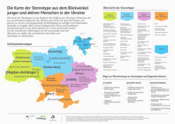 Karte der Stereotype in der Ukraine