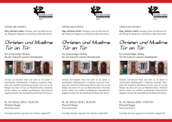 Christen und Muslime Tür an Tür Christen un Tür an Tür