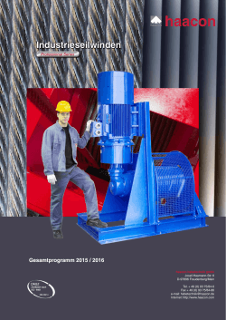 Industrieseilwinden