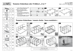 Tomaten-Schutzhaus oder Frühbeet „2 in 1“