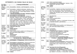 gottesdienste in den pfarreien toblach und wahlen