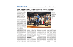 Ein Abend im Zeichen von &laquo;Viva Italia&raquo;