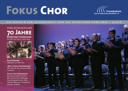 70 Jahre - Chor des Bayerischen Rundfunks