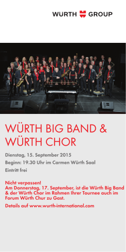 würth big band & würth chor