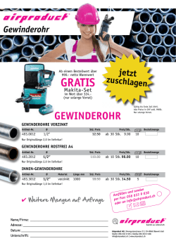 gratis - Airproduct
