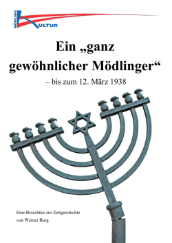 Ein &bdquo;ganz gew&ouml;hnlicher M&ouml;dlinger&ldquo;
