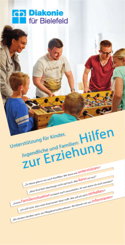 Hilfen zur Erziehung - Diakonie f&uuml;r Bielefeld