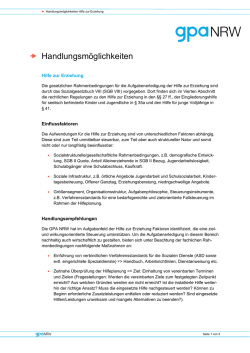 Hilfe zur Erziehung