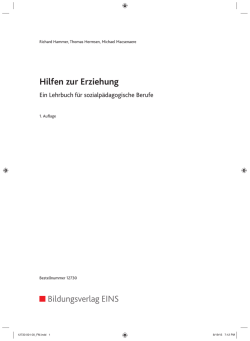 Hilfen zur Erziehung - Schulbuchzentrum Online