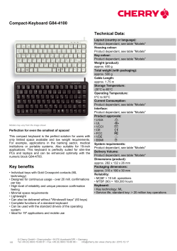 Compact-Keyboard G84-4100