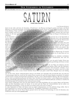 Saturn - Der Steinkreis