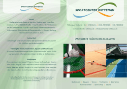 pdf ansehen - Sportcenter Wittenau