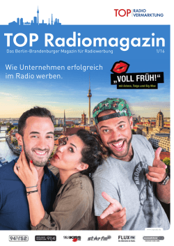 TOP-Radiomagazin Ausgabe 01/2016