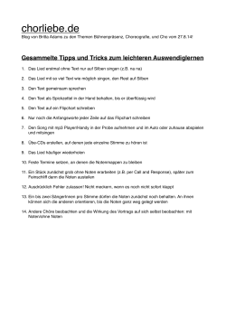 Auswendig singen - Britta Adams