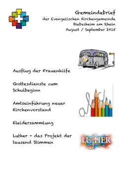 Biebesheim_Aug Sept 2015_HP - Kirchengemeinde Biebesheim