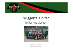 Wiggertal United - Informationen - V1 Juni 2015