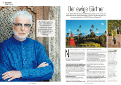 十INTERVIEW andr&eacute; heller &bdquo;Die Natur z&auml;hlt zu den wesentlichen