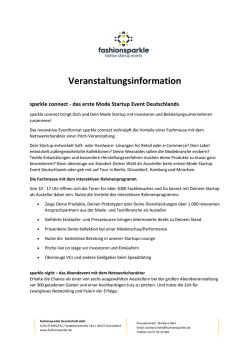 Veranstaltungsinformation