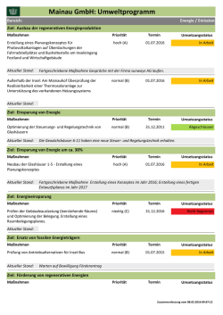 Mainau GmbH: Umweltprogramm